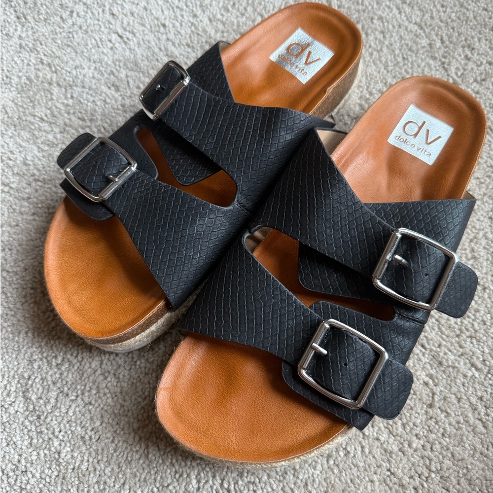 Dolce Vita Carther Sandal black size 8.5 - Picture 7 of 7